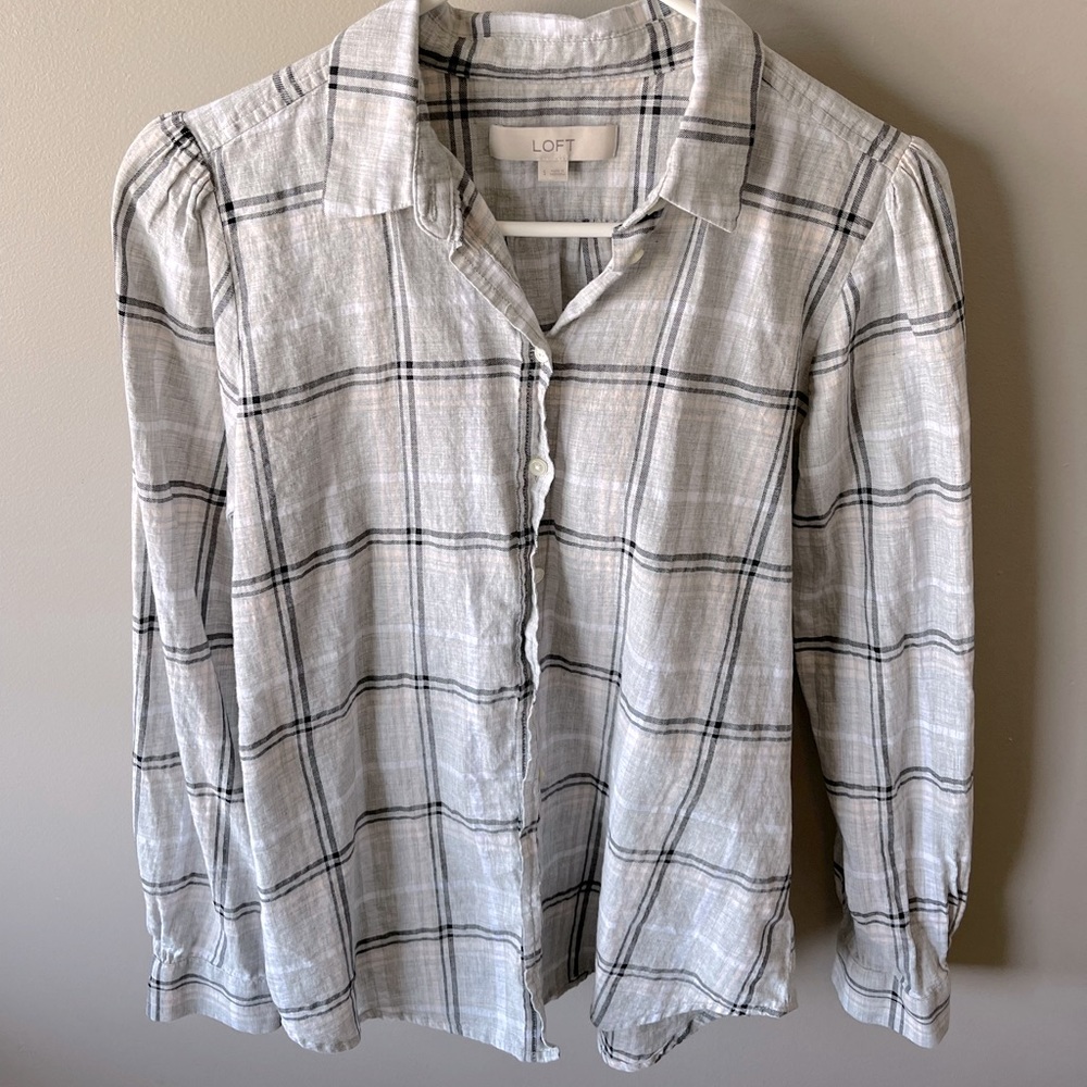 Loft womens small button down